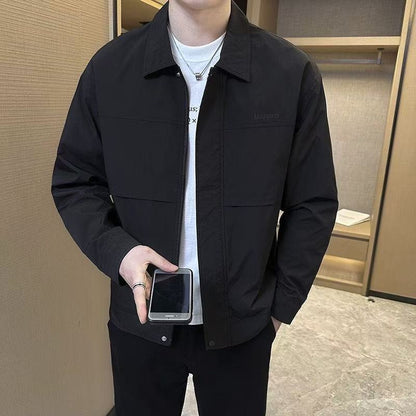 Men’s Casual Lapel Cargo Jacket