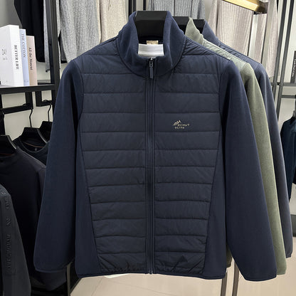Men’s Warm Fleece Stand Collar Jacket