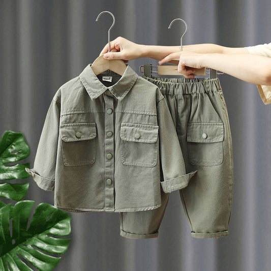 Boys’ Jacket & Trousers Two-Piece Set
