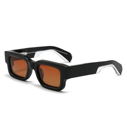 Unisex Box Frame Polarized Fashion Sunglasses