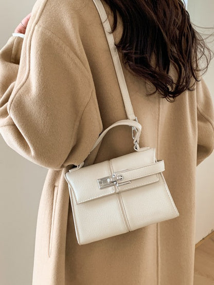 Women’s Kelly Style Textured Crossbody Handbag