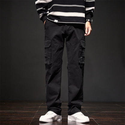 Men’s Workwear Cargo Straight-Leg Pants