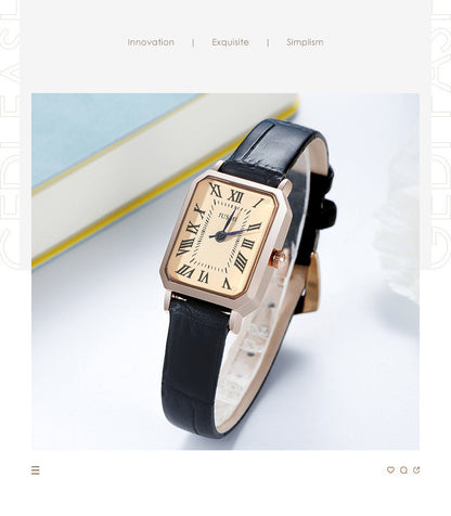 Women’s Roman Dial Square Quartz Watch