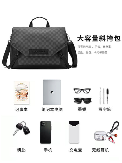 Men’s Premium Crossbody Laptop Messenger Bag