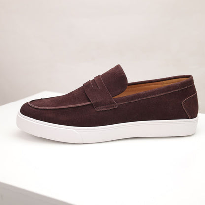 Men’s Breathable Suede Slip-On Loafers
