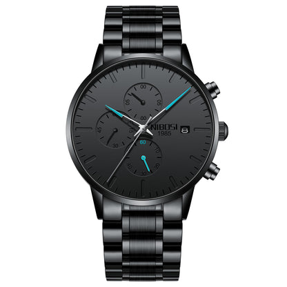 Nibosi Men’s Minimalist Waterproof Quartz Watch
