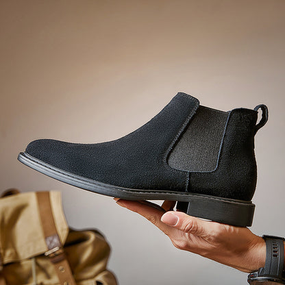 Men’s Suede Chelsea Ankle Boots