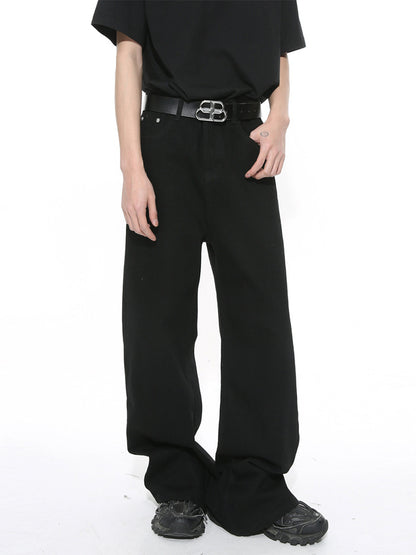 Men’s Vintage Washed Straight-Leg Jeans
