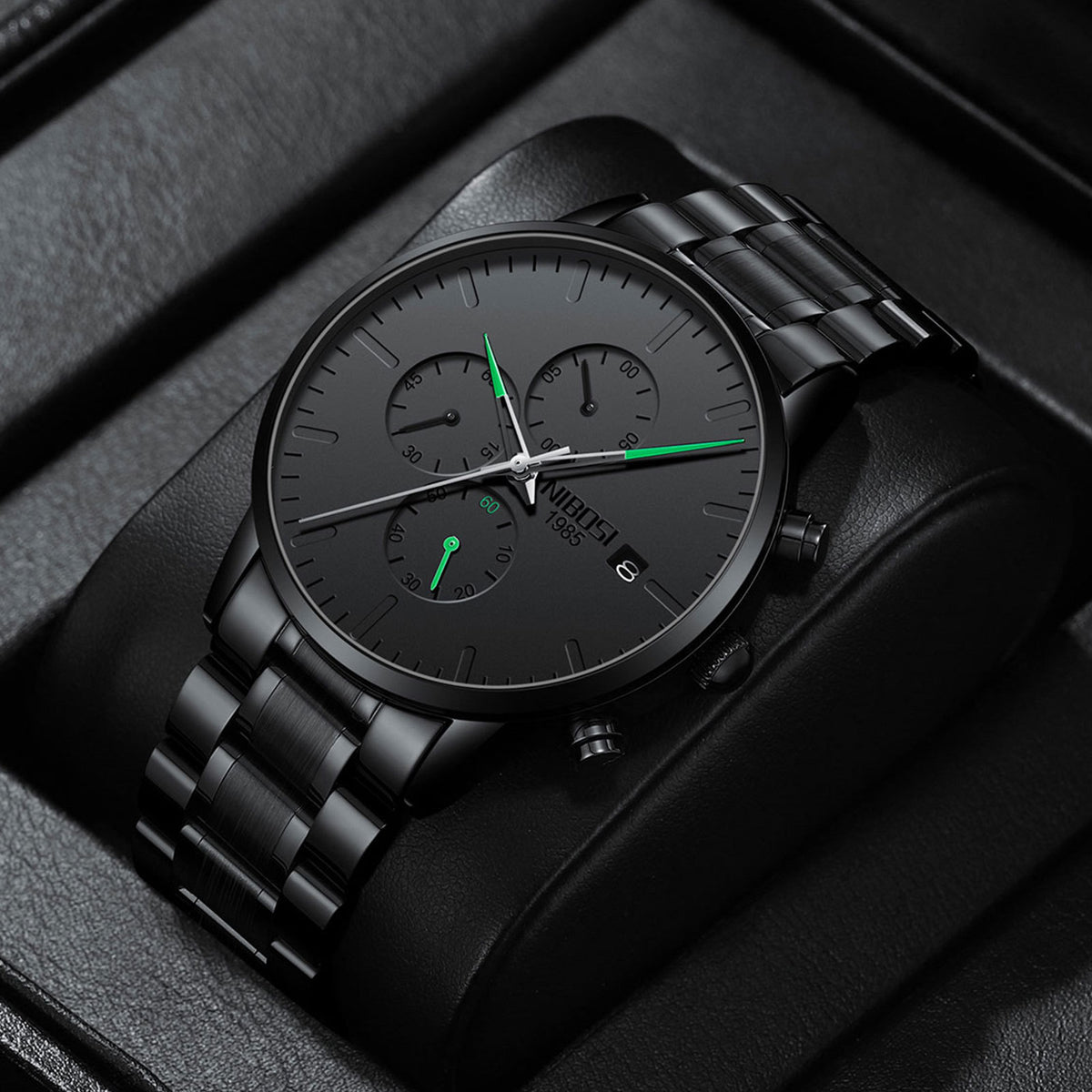 Nibosi Men’s Minimalist Waterproof Quartz Watch