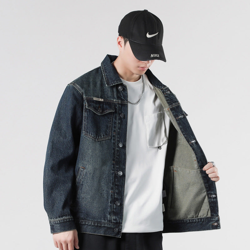 Men’s American Multi-Pocket Denim Jacket