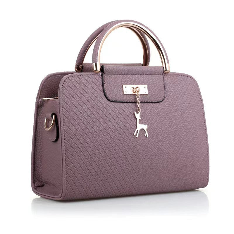 Women’s Solid Color Square Crossbody Bag