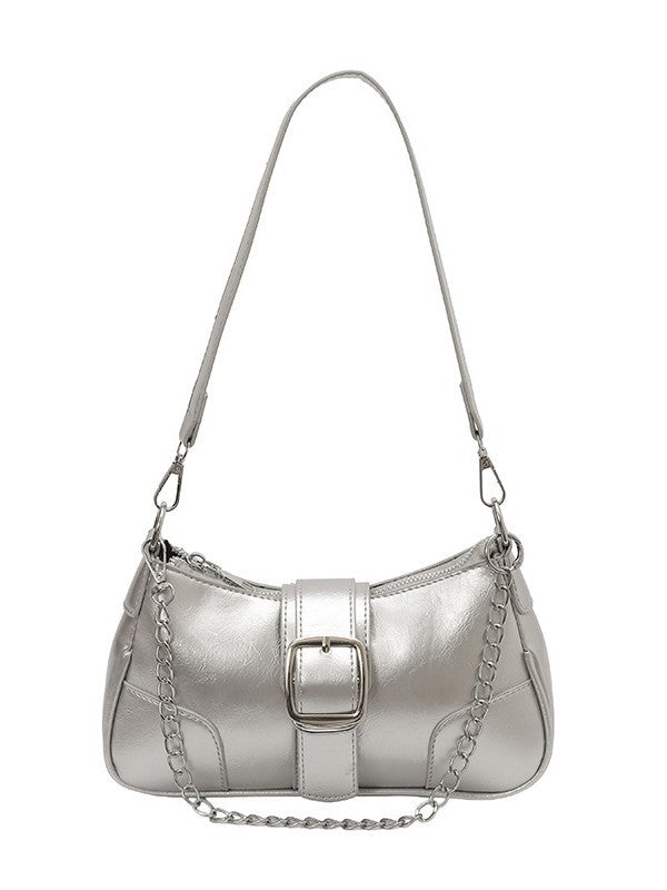 Women’s French Chain Baguette Shoulder Bag
