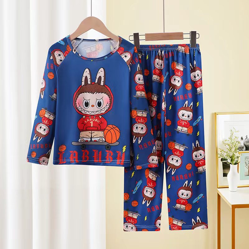 Women’s Double-Sided Milk Silk Cartoon Pajama Set (3-Piece)