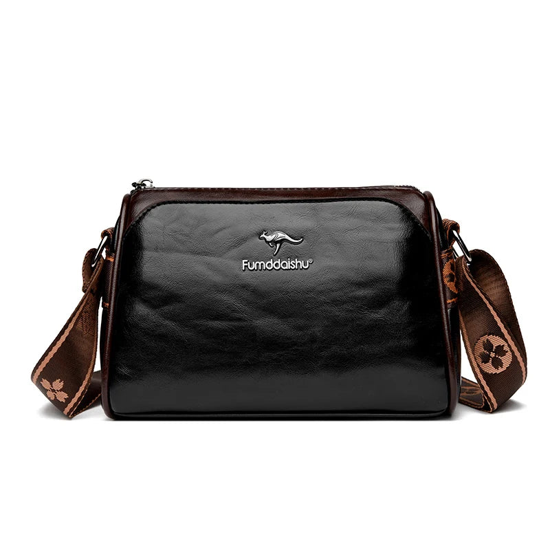 Luxury Soft Leather Crossbody Bag for Women 2024