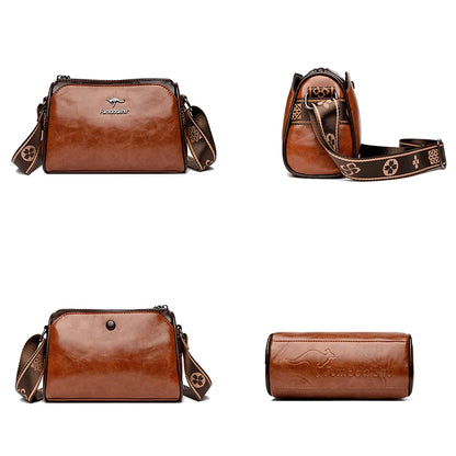 Luxury Soft Leather Crossbody Bag for Women 2024
