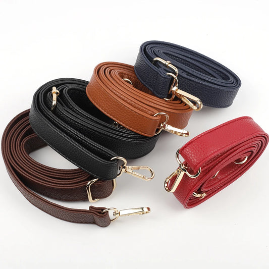 Adjustable PU Leather Crossbody Bag Strap 130cm