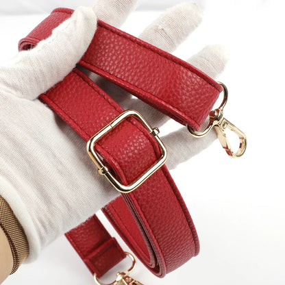 Adjustable PU Leather Crossbody Bag Strap 130cm