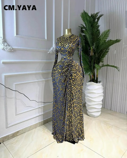 Mesh Ruched See-Through Maxi Dress for Women 2026