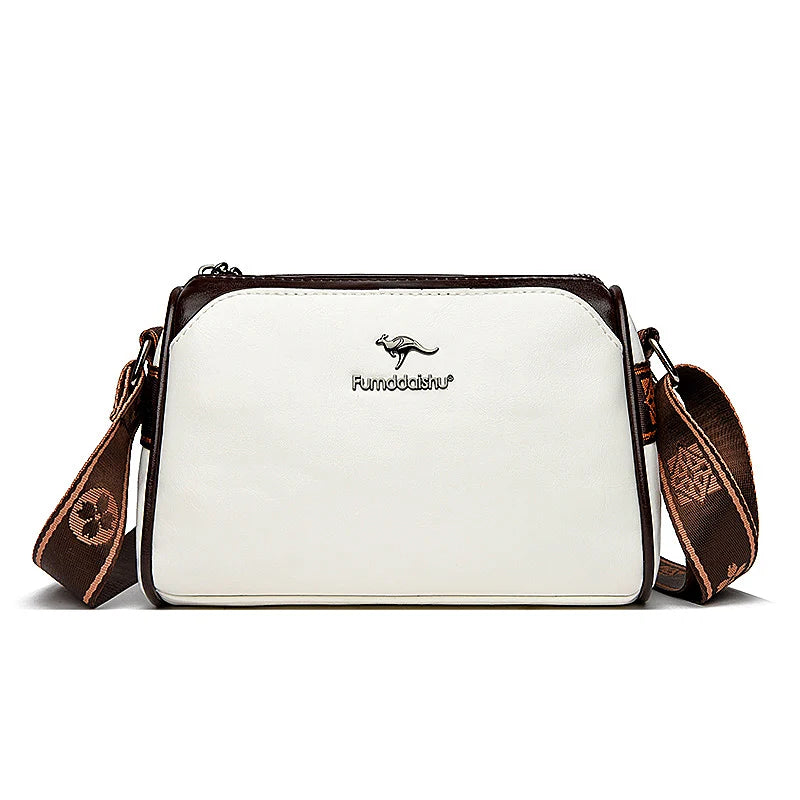 Luxury Soft Leather Crossbody Bag for Women 2024
